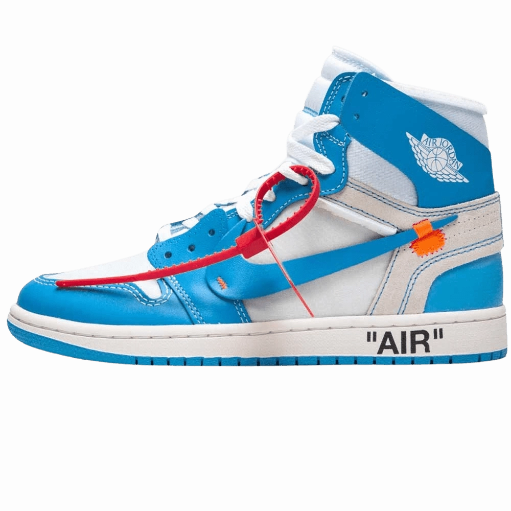 Off-White x Air Jordan 1 NRG UNC The Ten off white branded stylish streetwear sneakers