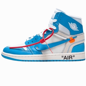 Off-White x Air Jordan 1 NRG UNC The Ten off white branded stylish streetwear sneakers