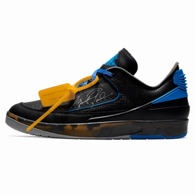 Off-White x Air Jordan 2 Retro Low SP 'Black Varsity Royal' Air Jordan 2 heritage sneakers