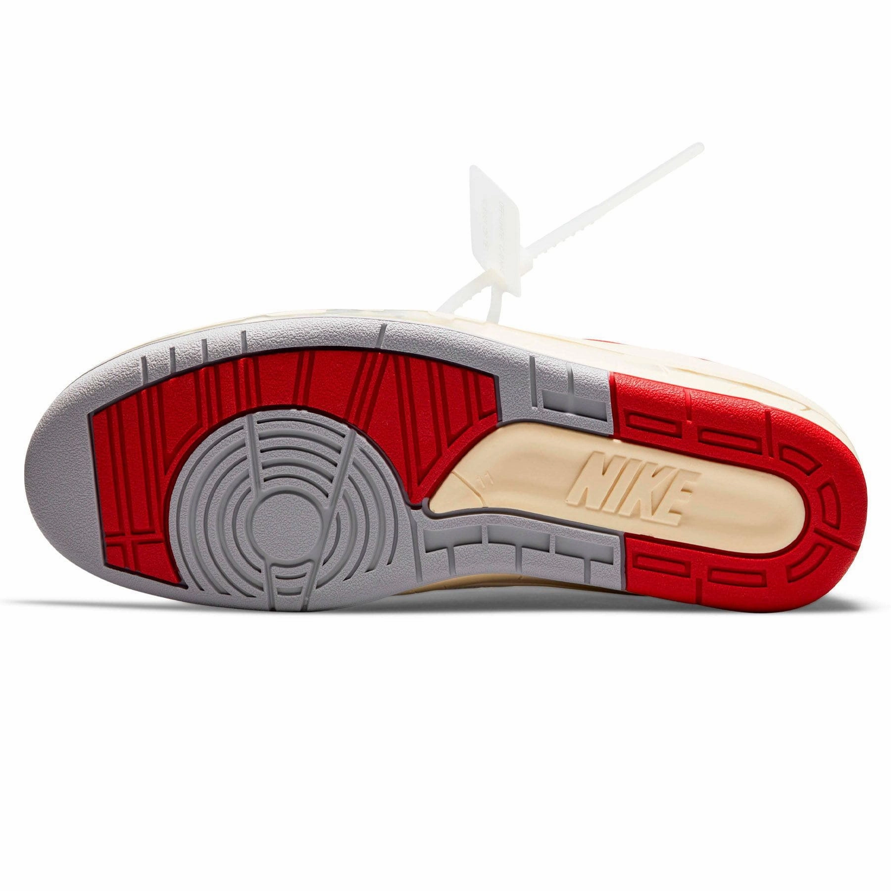 Off-White x Air Jordan 2 Retro Low SP 'White Varsity Red' Old-school athletic trainers