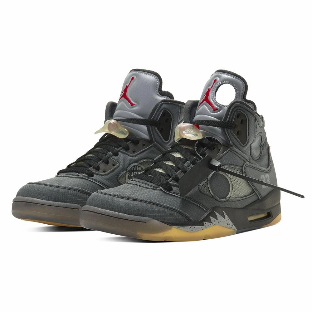 OFF-WHITE x Air Jordan 5 Retro SP 'Muslin' Cushioned active lifestyle kicks