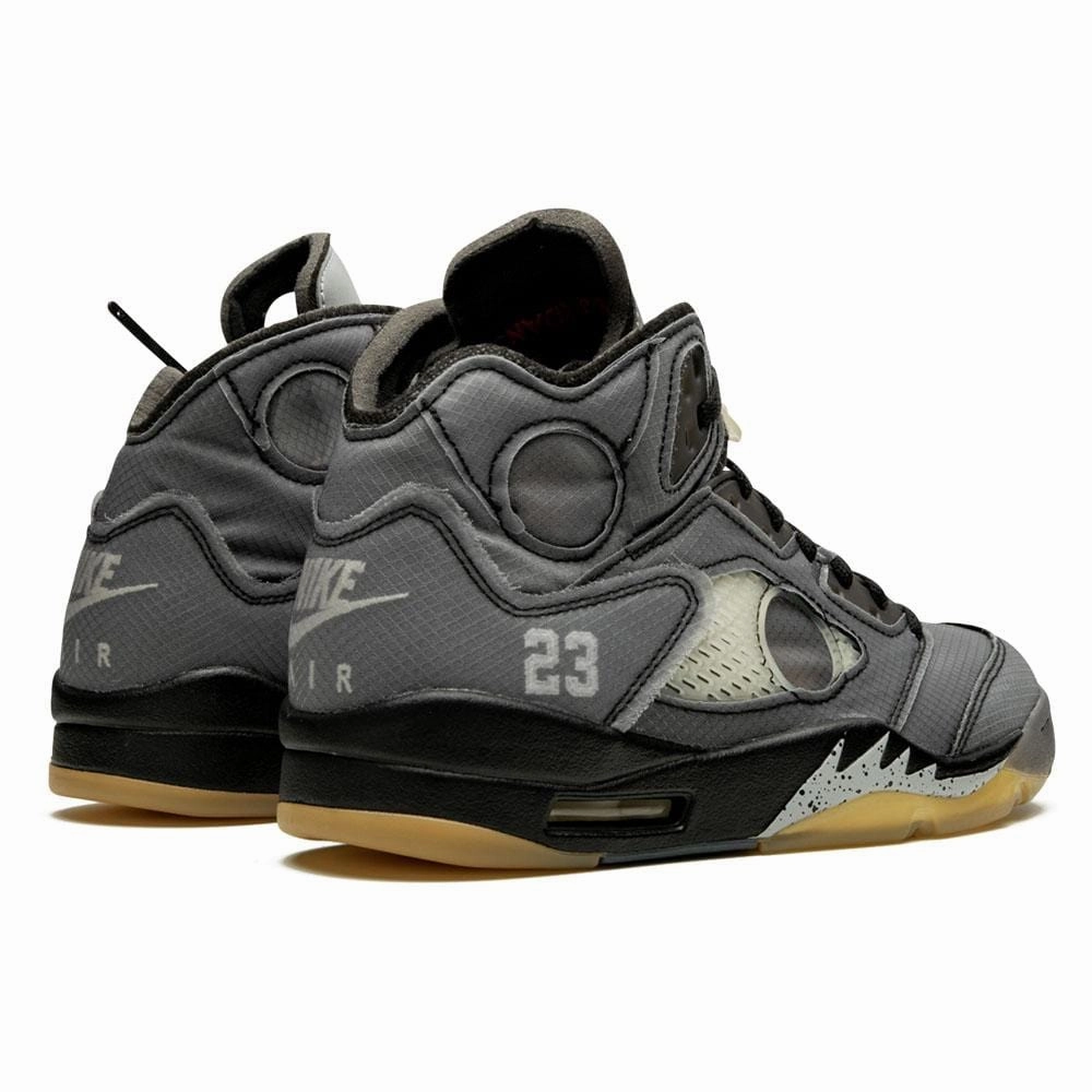 OFF-WHITE x Air Jordan 5 Retro SP 'Muslin' Cushioned active lifestyle kicks
