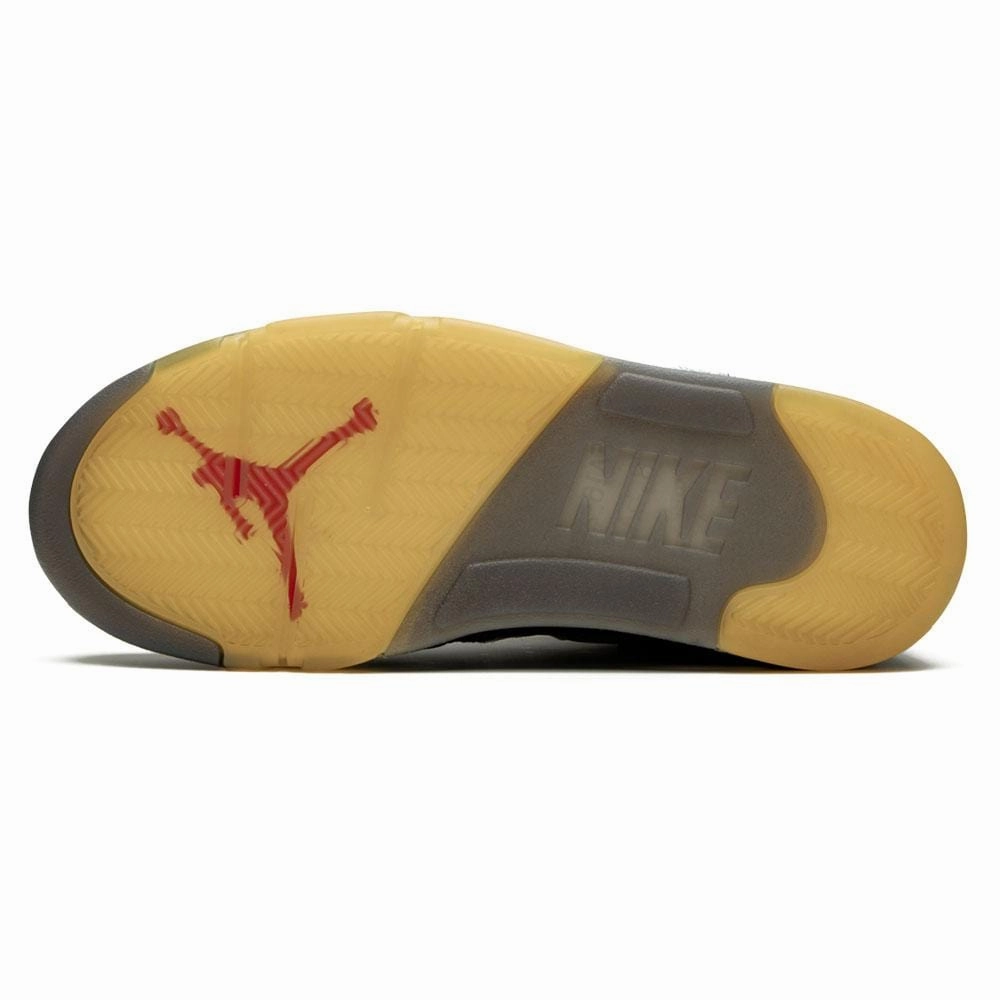 OFF-WHITE x Air Jordan 5 Retro SP 'Muslin' Cushioned active lifestyle kicks