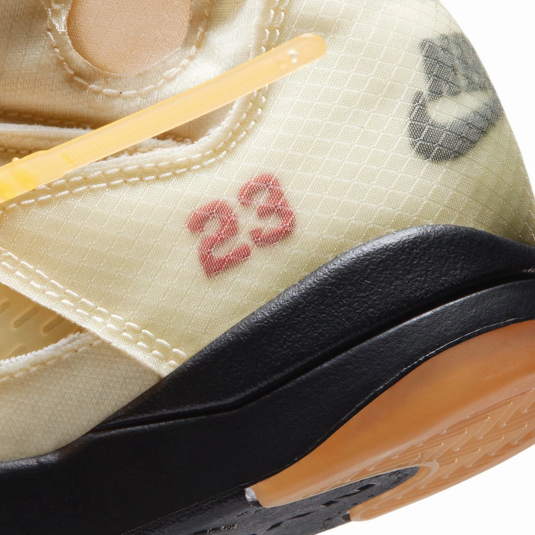 Off-White x Air Jordan 5 Retro SP PS 'Sail' Cushioned active lifestyle kicks