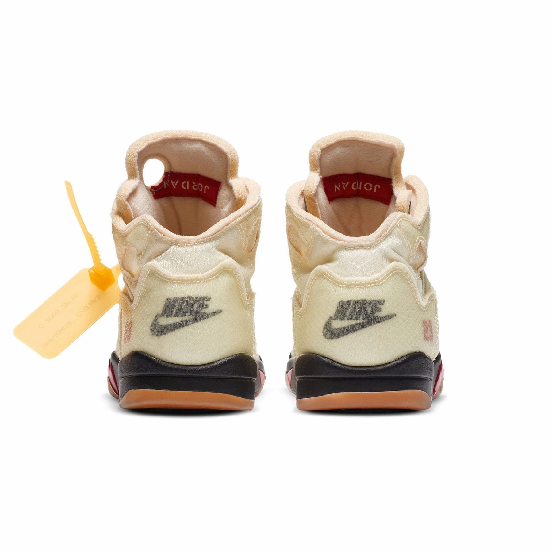 Off-White x Air Jordan 5 Retro SP PS 'Sail' Cushioned active lifestyle kicks