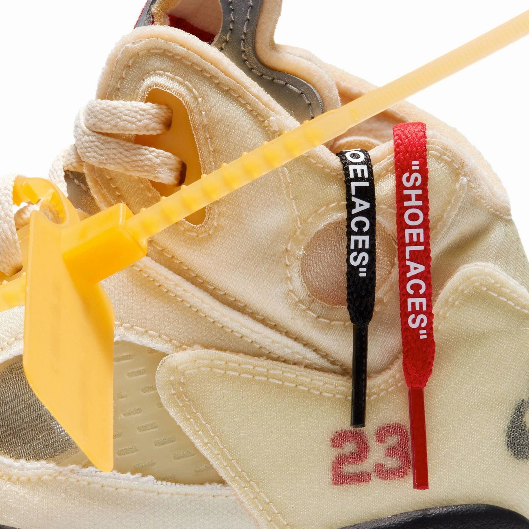 Off-White x Air Jordan 5 Retro SP PS 'Sail' Off White Sneakers