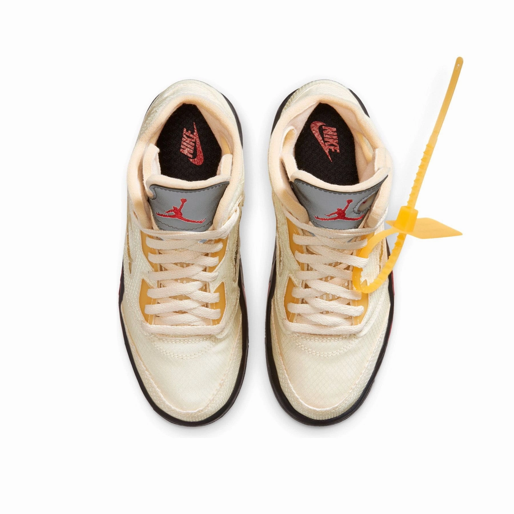 Off-White x Air Jordan 5 Retro SP PS 'Sail' Off White Sneakers