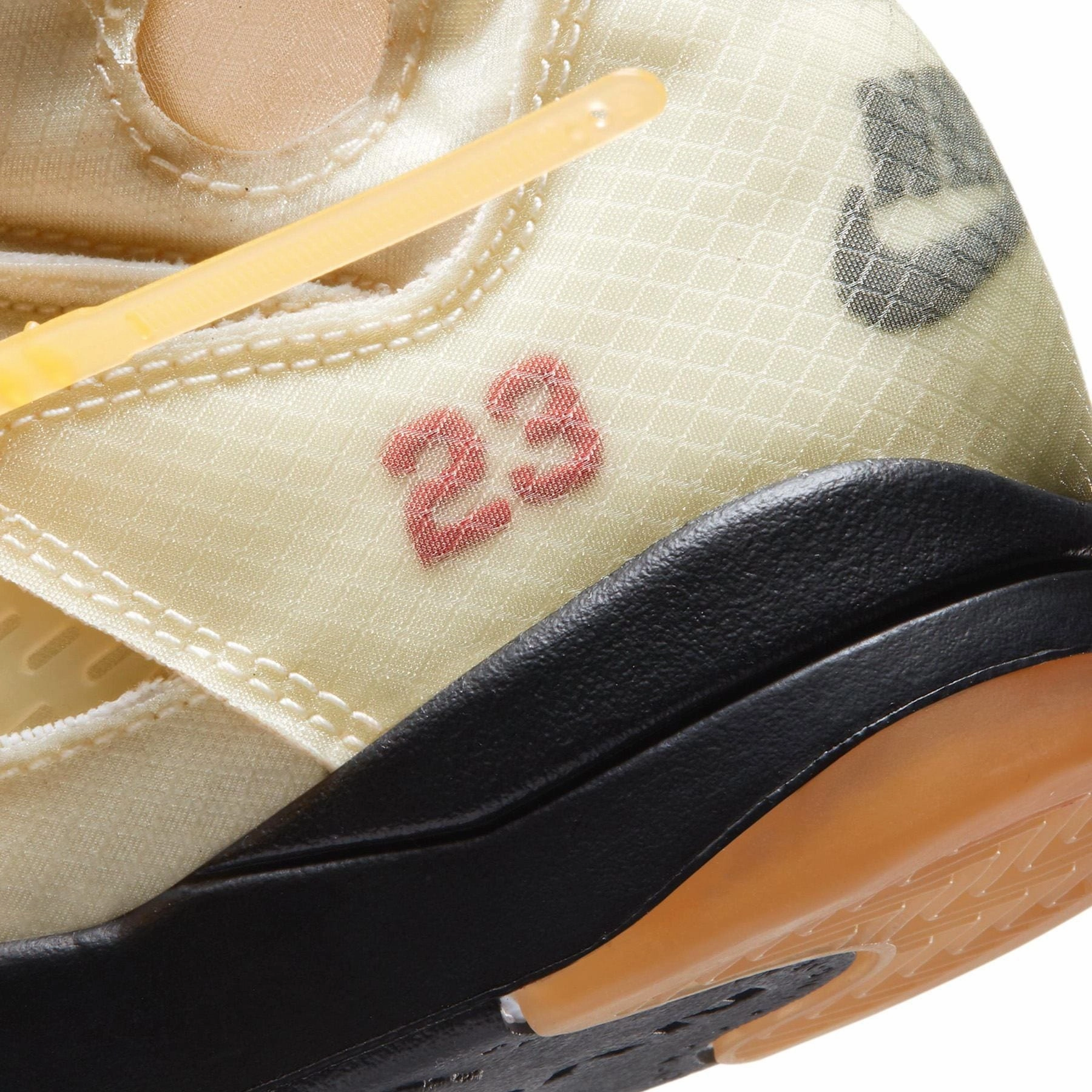 Off-White x Air Jordan 5 Retro SP PS 'Sail' Off White Sneakers
