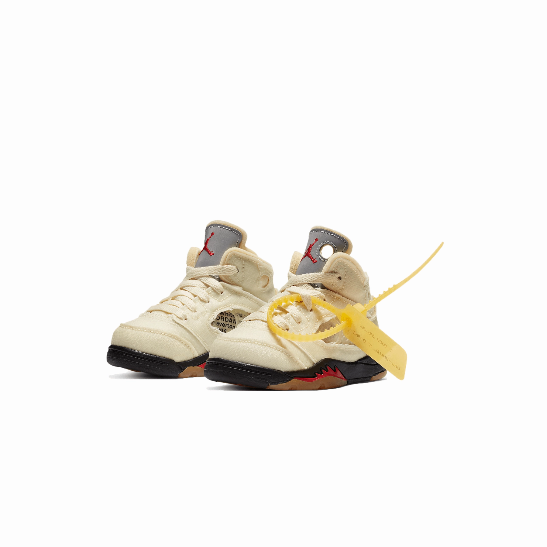 Off-White x Air Jordan 5 Retro SP TD 'Sail' Cushioned active lifestyle kicks