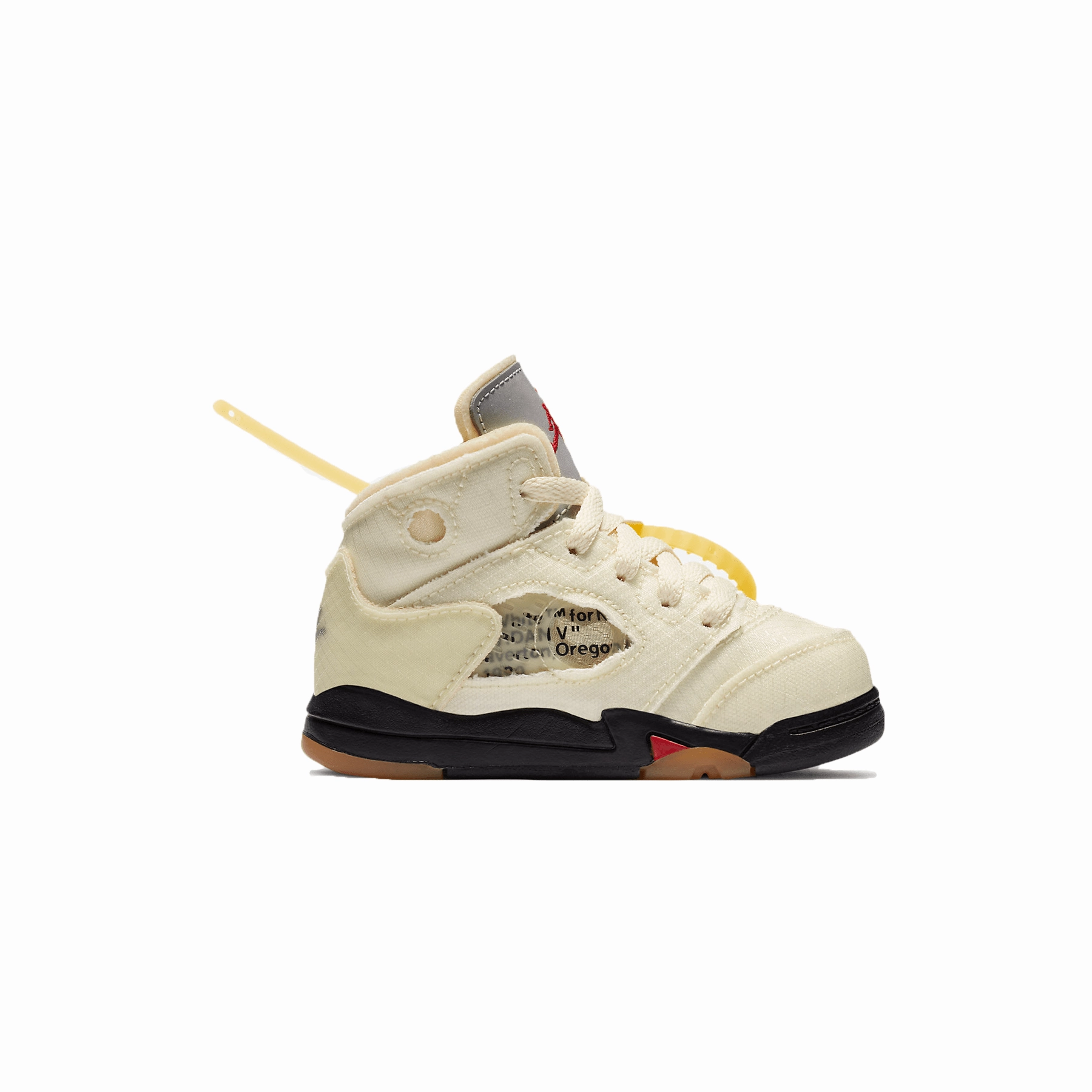 Off-White x Air Jordan 5 Retro SP TD 'Sail' Off White Sneakers