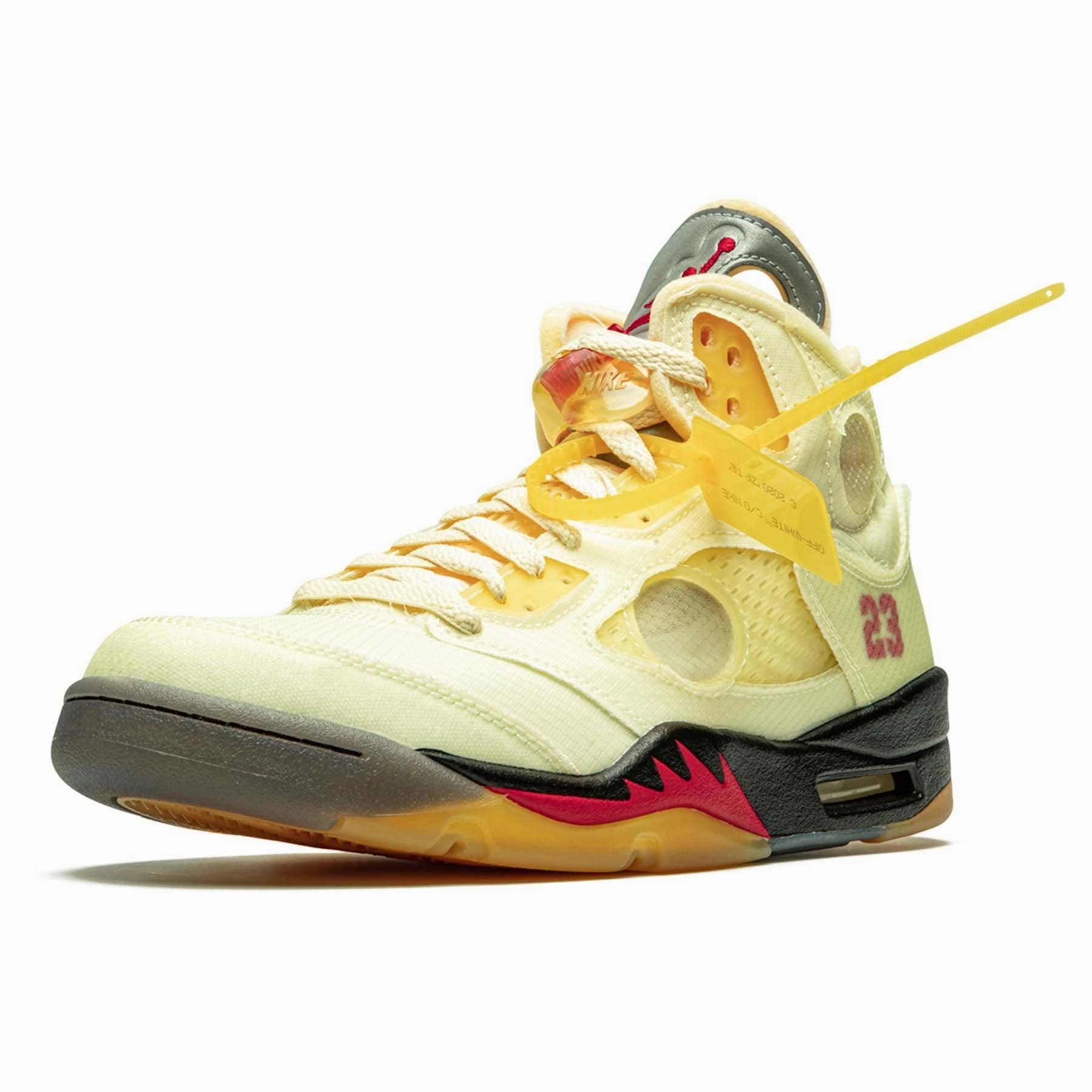Off-White x Air Jordan 5 SP 'Sail' Off White Sneakers