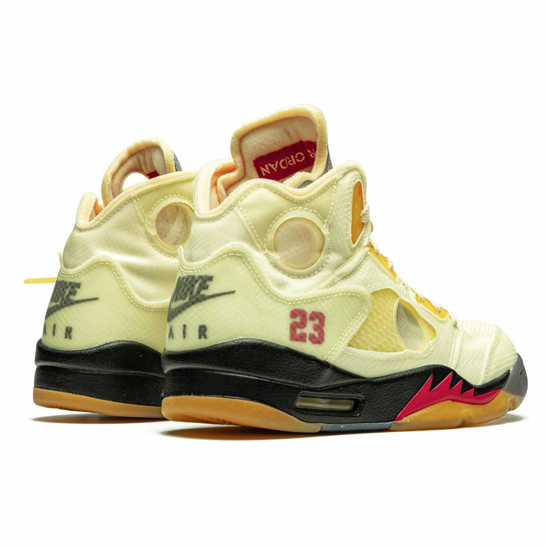 Off-White x Air Jordan 5 SP 'Sail' Off White Sneakers