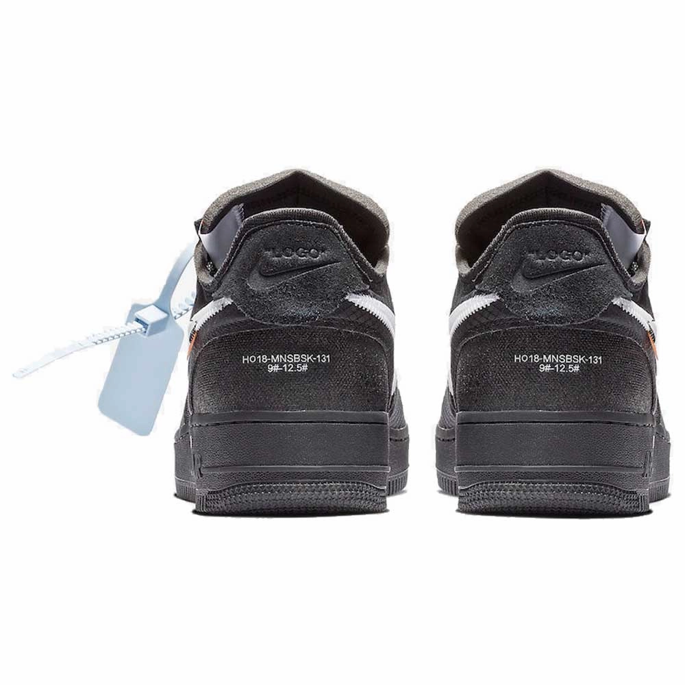 Off-White x Nike Air Force 1 Black Off White Sneakers