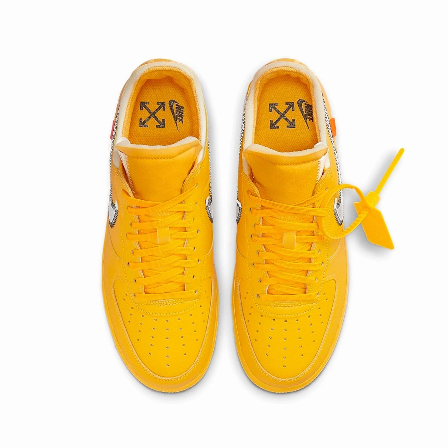 Off-White x Nike Air Force 1 Low 'Lemonade' Off White Sneakers