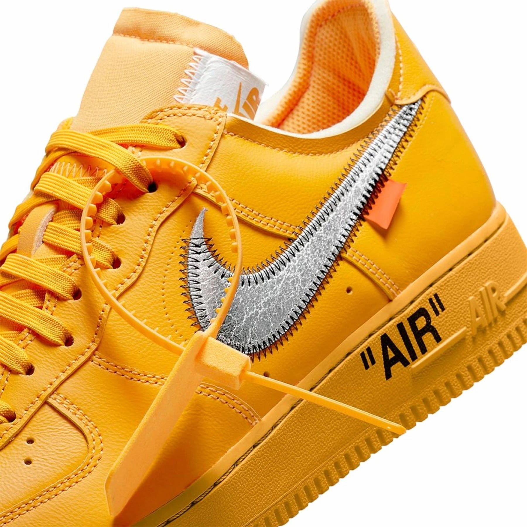 Off-White x Nike Air Force 1 Low 'Lemonade' Off White Sneakers