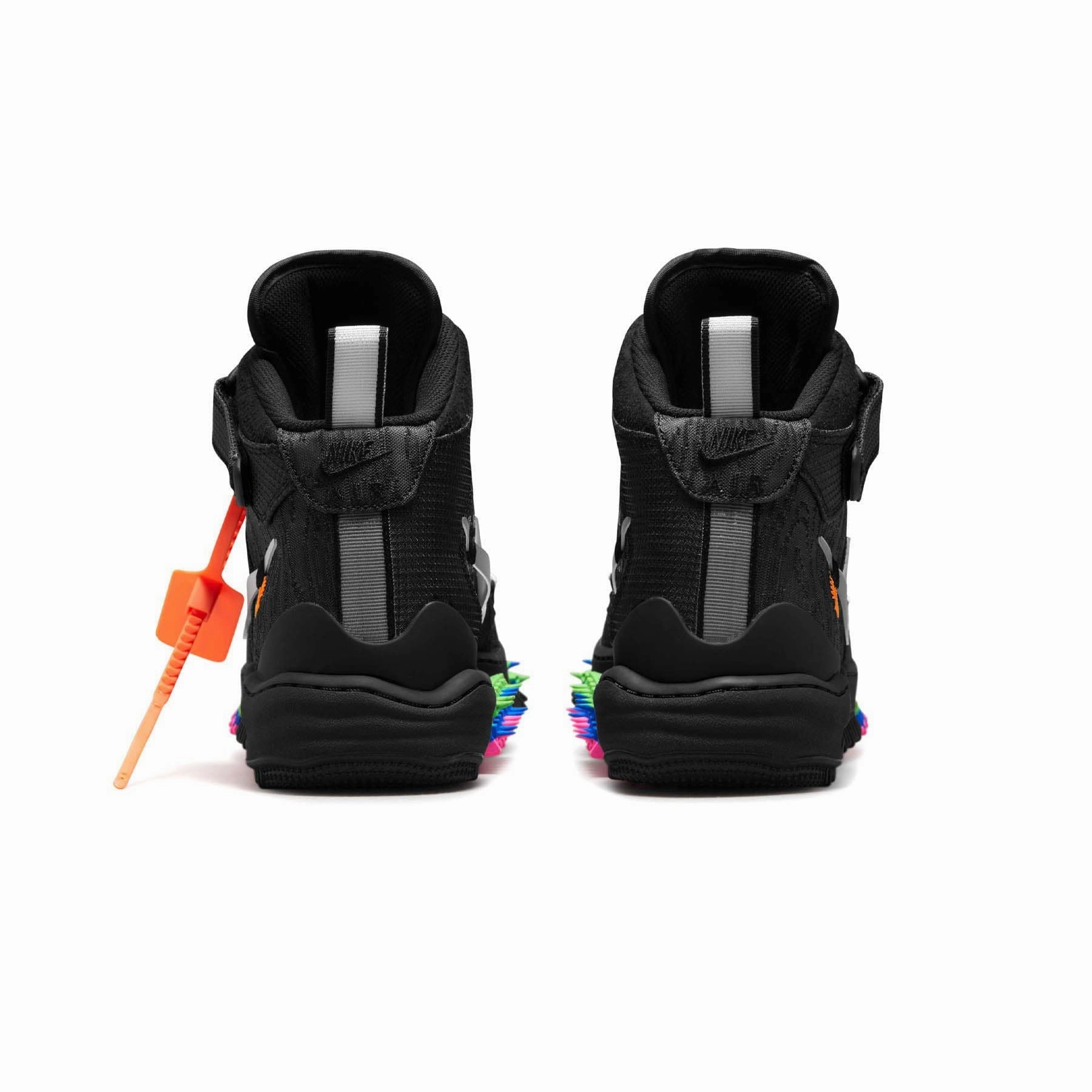 Off-White x Nike Air Force 1 Mid 'Black' Off White Sneakers
