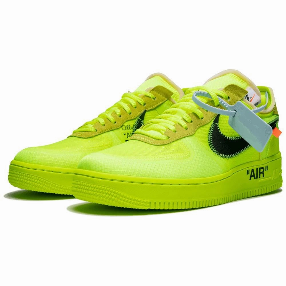 Off-White x Nike Air Force 1 Volt Off White Sneakers