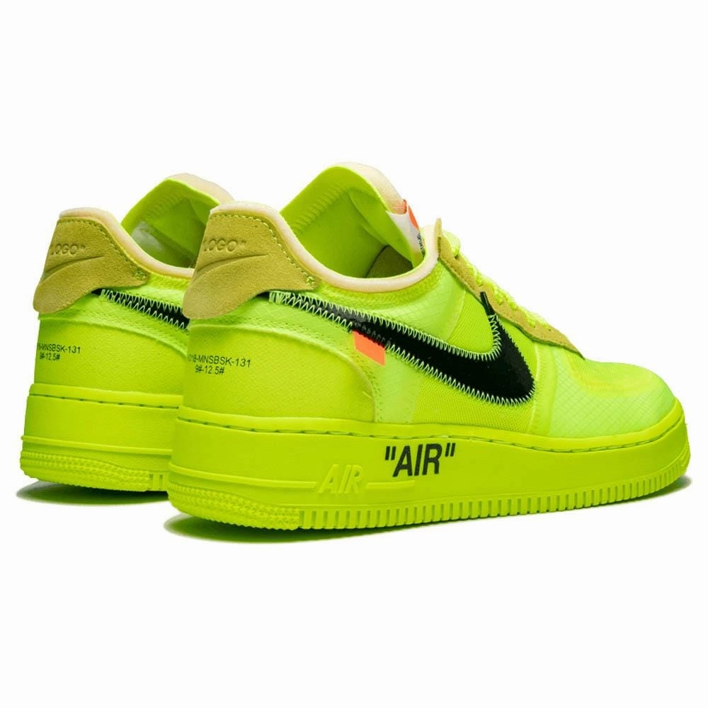 Off-White x Nike Air Force 1 Volt Off White Sneakers