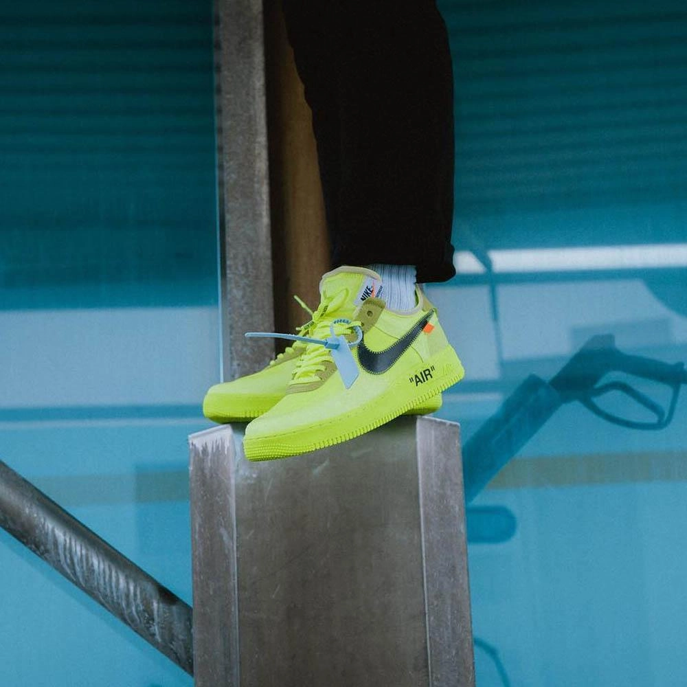 Off-White x Nike Air Force 1 Volt Off White Sneakers