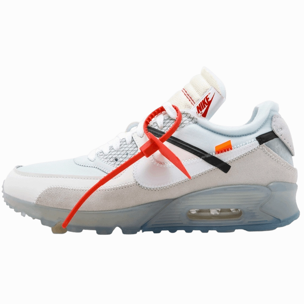 Off-White x Nike Air Max 90 White off white branded stylish streetwear sneakers
