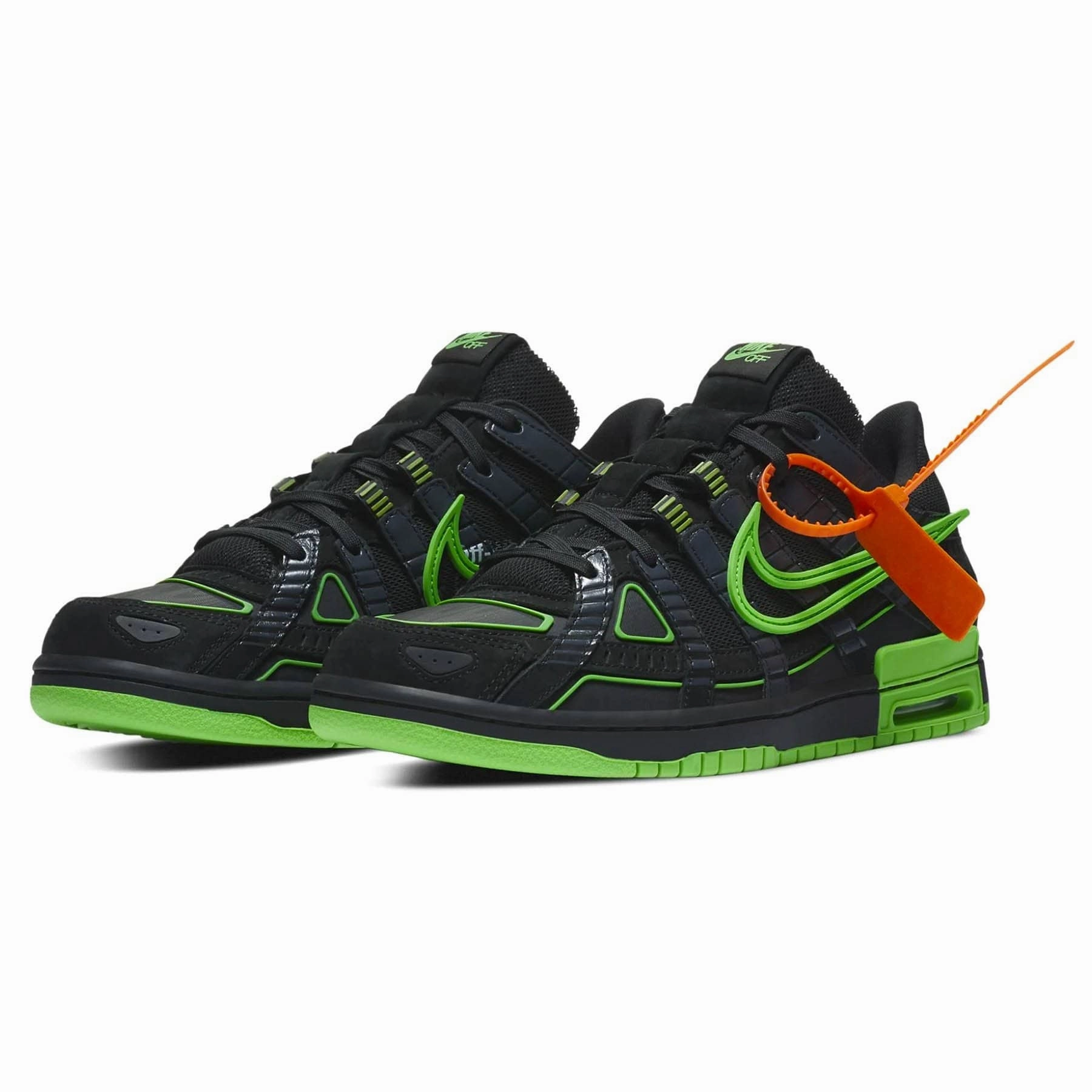 Off-White x Nike Air Rubber Dunk 'Green Strike' Off White Sneakers