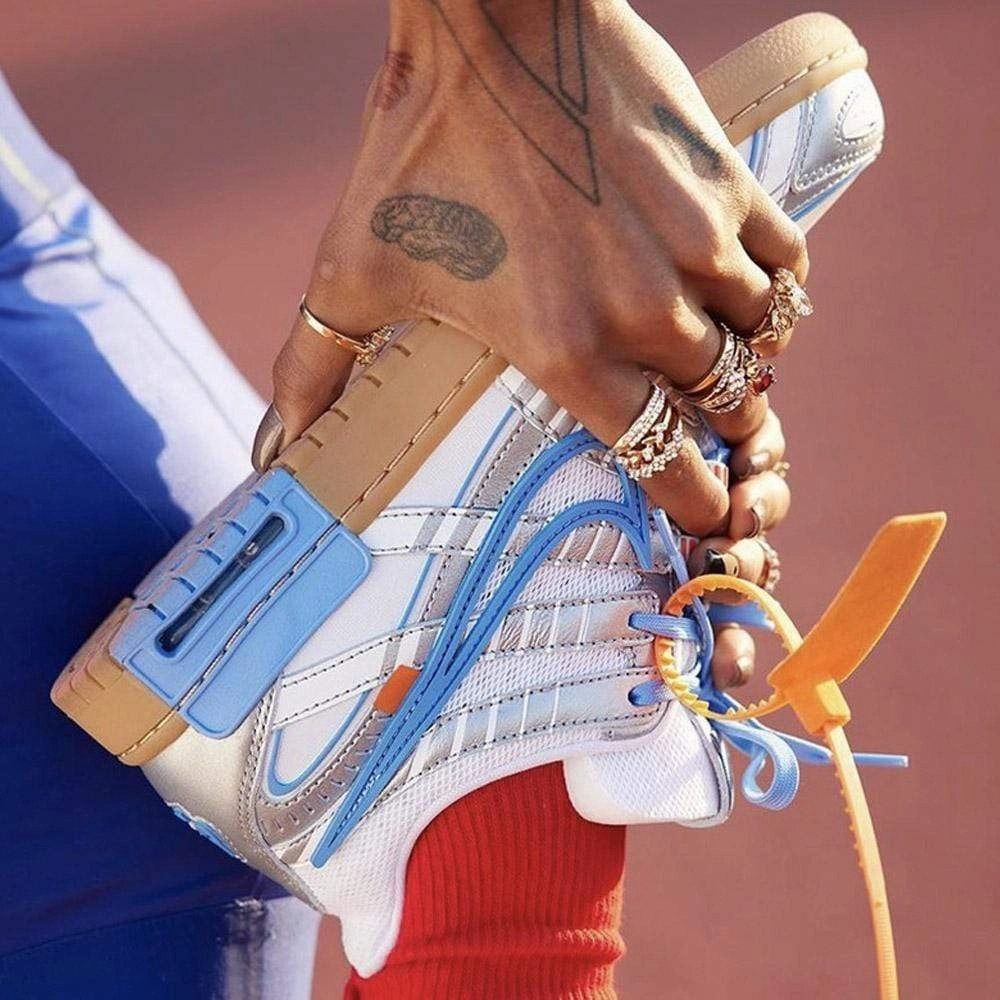 Off-White x Nike Air Rubber Dunk 'University Blue' Off White Sneakers