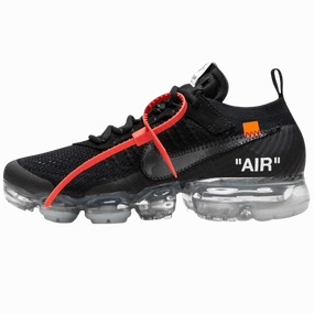 Off-White x Nike Air VaporMax Flyknit Black off white branded stylish streetwear sneakers