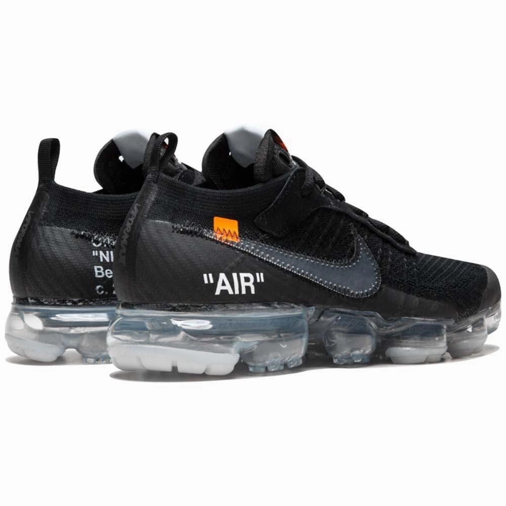 Off-White x Nike Air VaporMax Flyknit Black Off White Sneakers