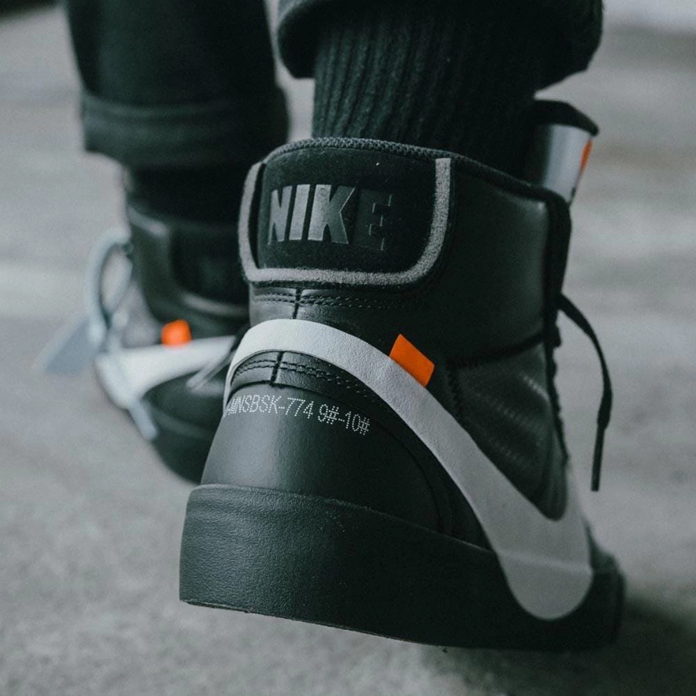 Off-White x Nike Blazer Black SPOOKY PACK Off White Sneakers