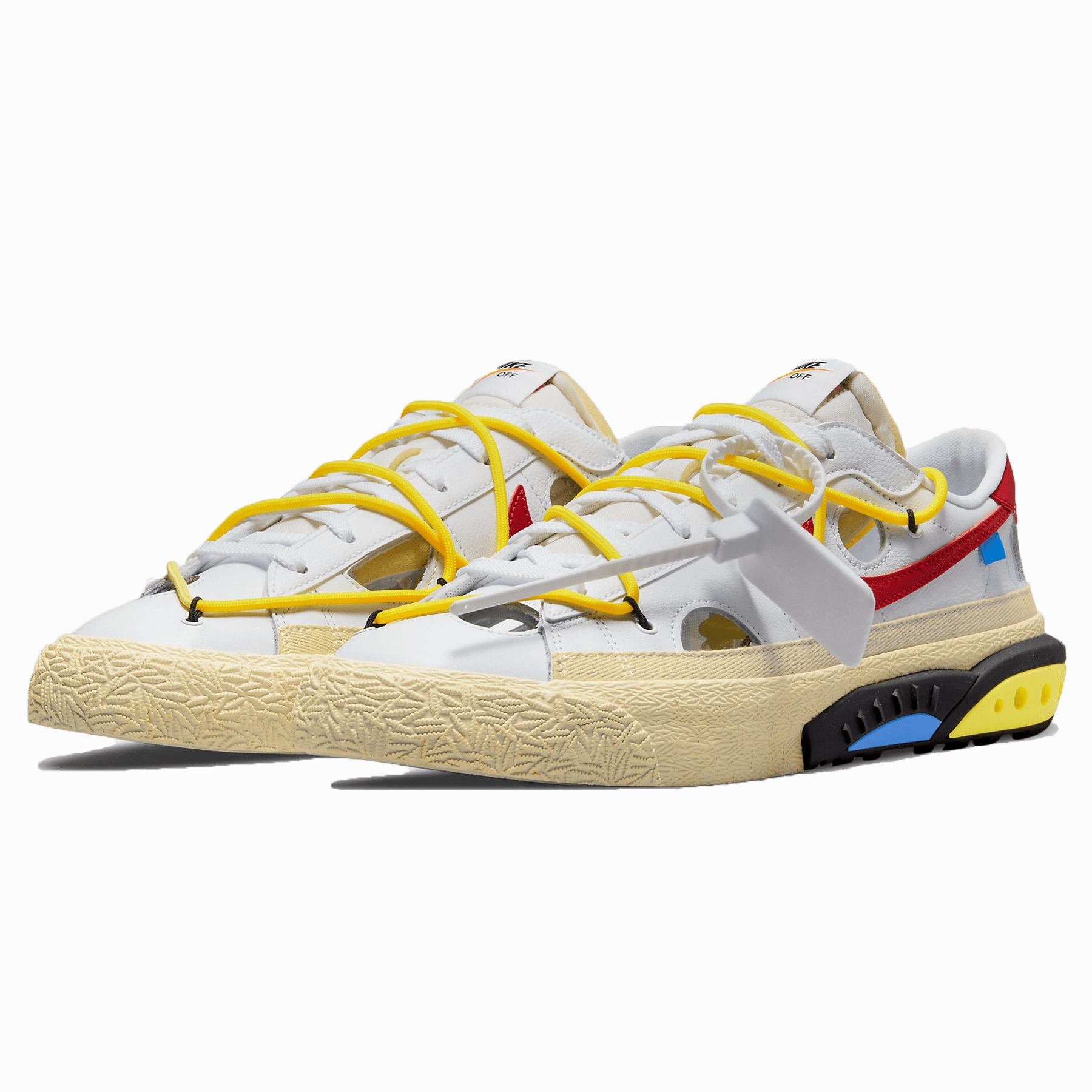Off-White x Nike Blazer Low 'White University Red' Off White Sneakers
