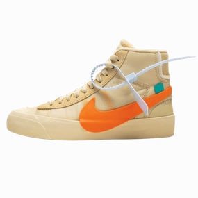 Off-White x Nike Blazer Orange SPOOKY PACK off white branded stylish streetwear sneakers
