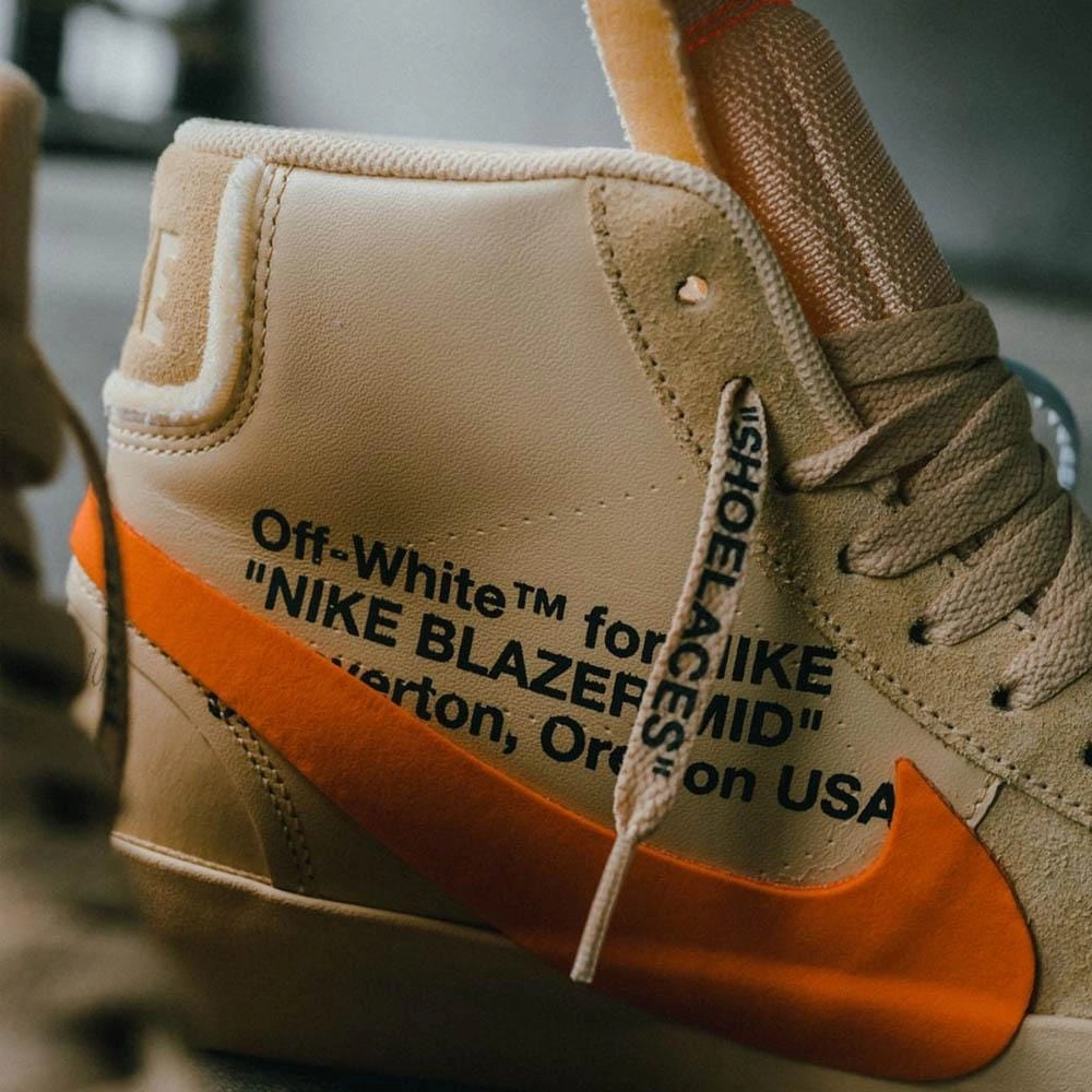 Off-White x Nike Blazer Orange SPOOKY PACK Off White Sneakers