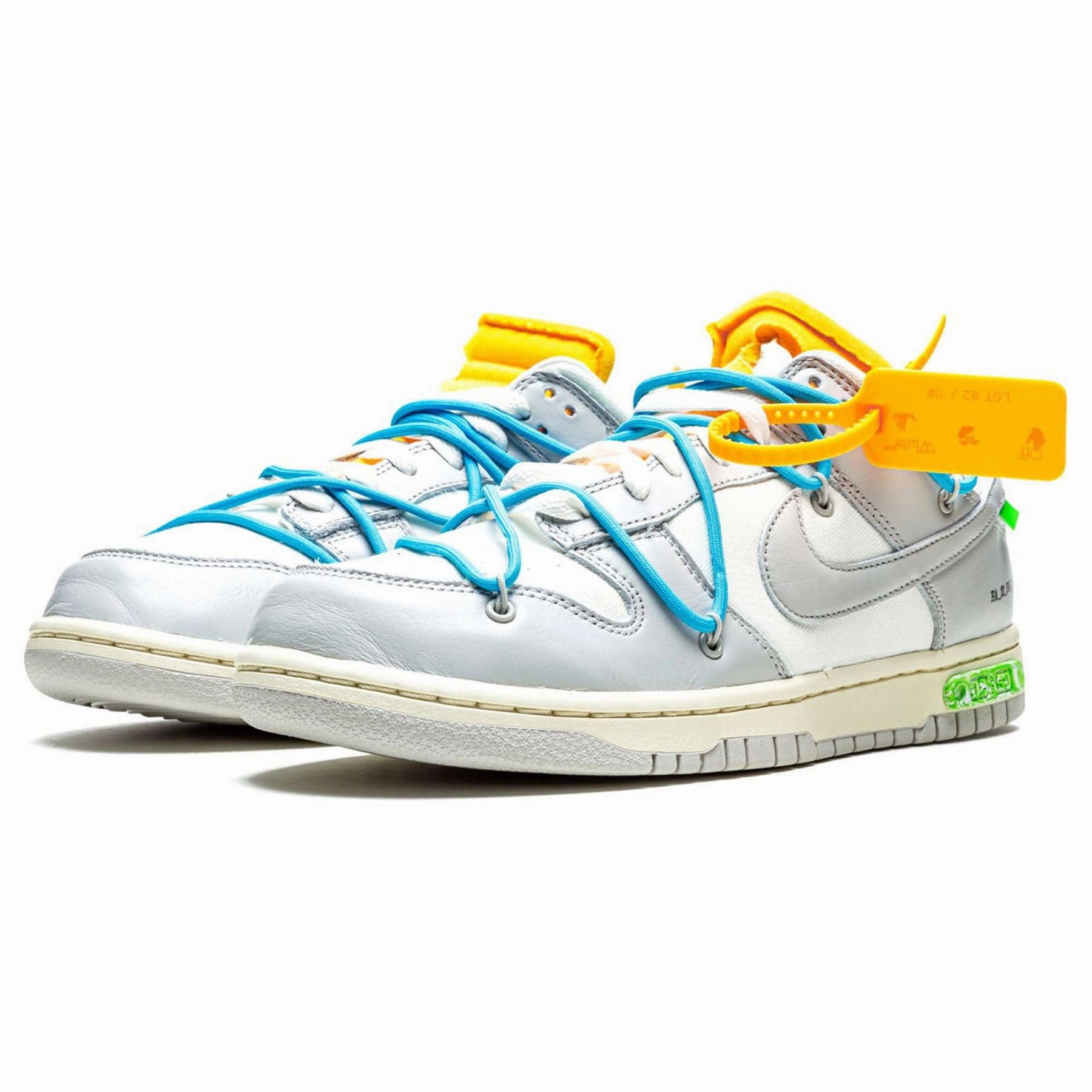 Off-White x Nike Dunk Low 'Lot 02 of 50' Off White Sneakers