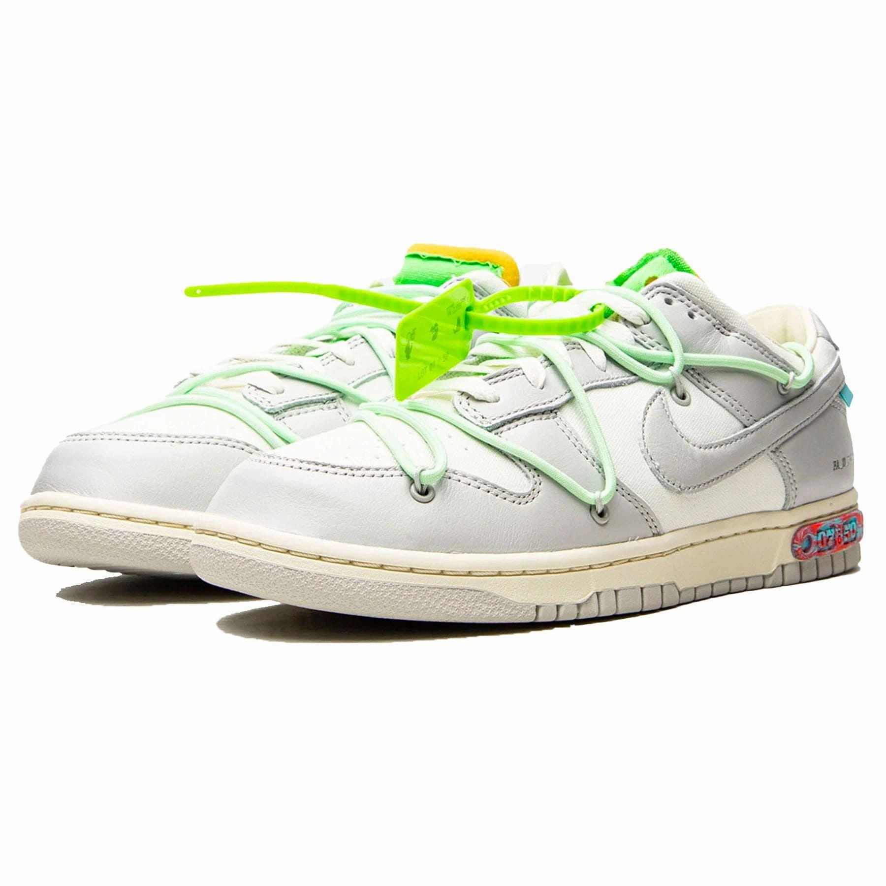 Off-White x Nike Dunk Low 'Lot 07 of 50' Off White Sneakers