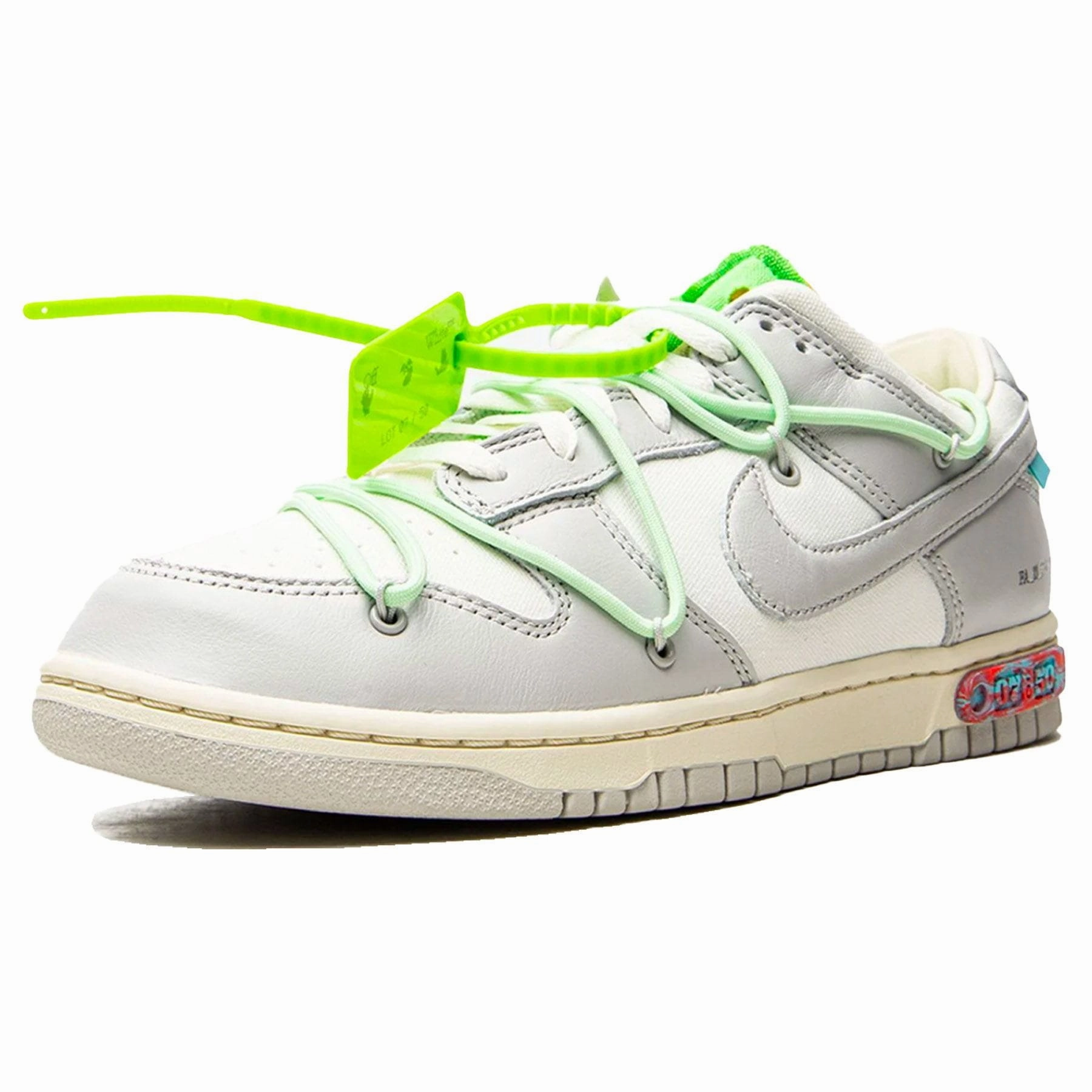 Off-White x Nike Dunk Low 'Lot 07 of 50' Off White Sneakers