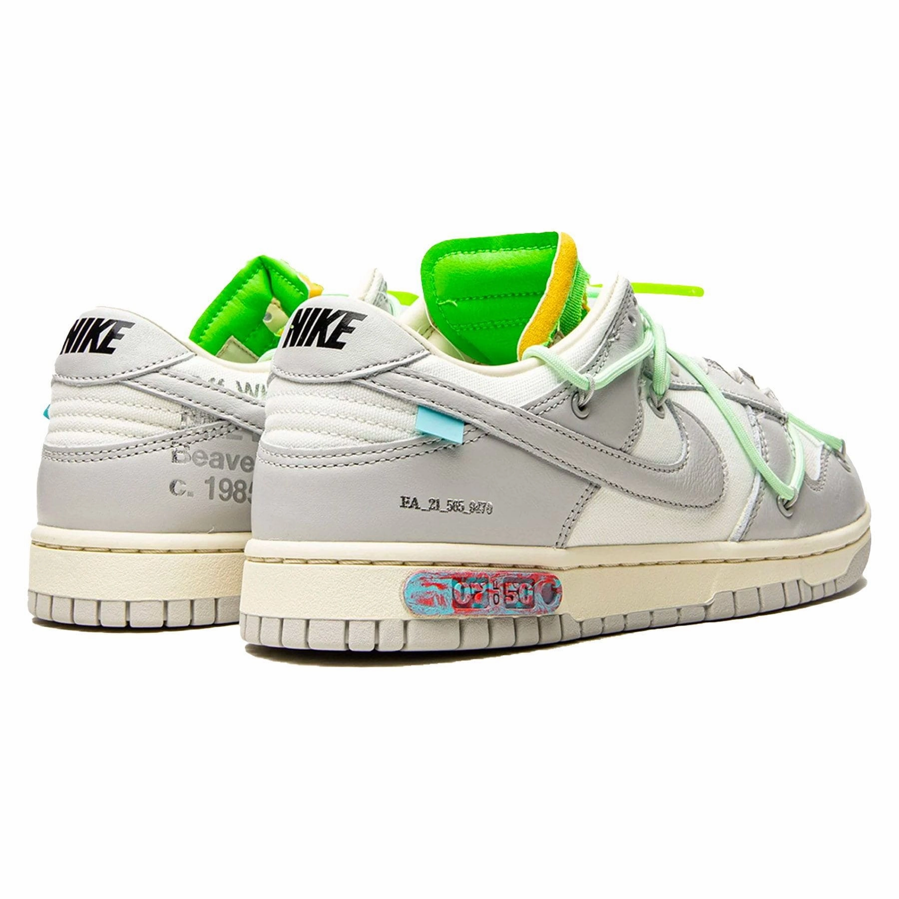 Off-White x Nike Dunk Low 'Lot 07 of 50' Off White Sneakers