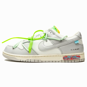 Off-White x Nike Dunk Low 'Lot 07 of 50' off white branded stylish streetwear sneakers