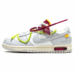Off-White x Nike Dunk Low 'Lot 08 of 50' off white branded stylish streetwear sneakers