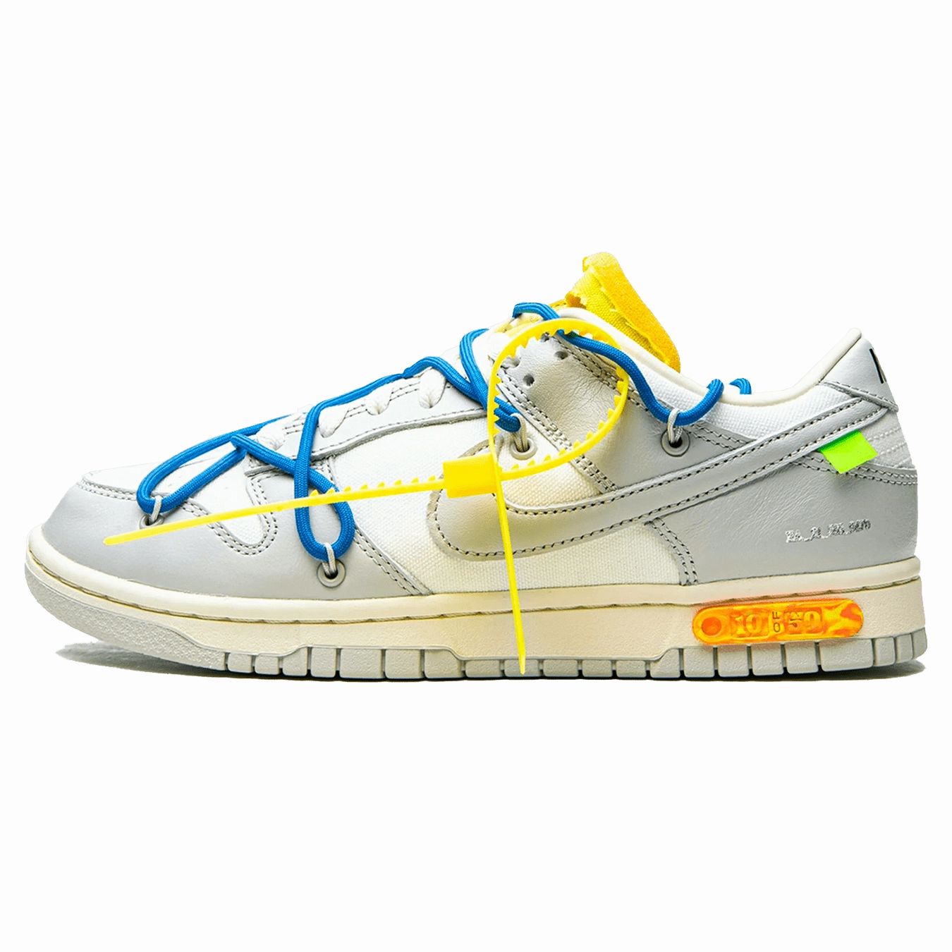 Off-White x Nike Dunk Low 'Lot 10 of 50' off white branded stylish streetwear sneakers