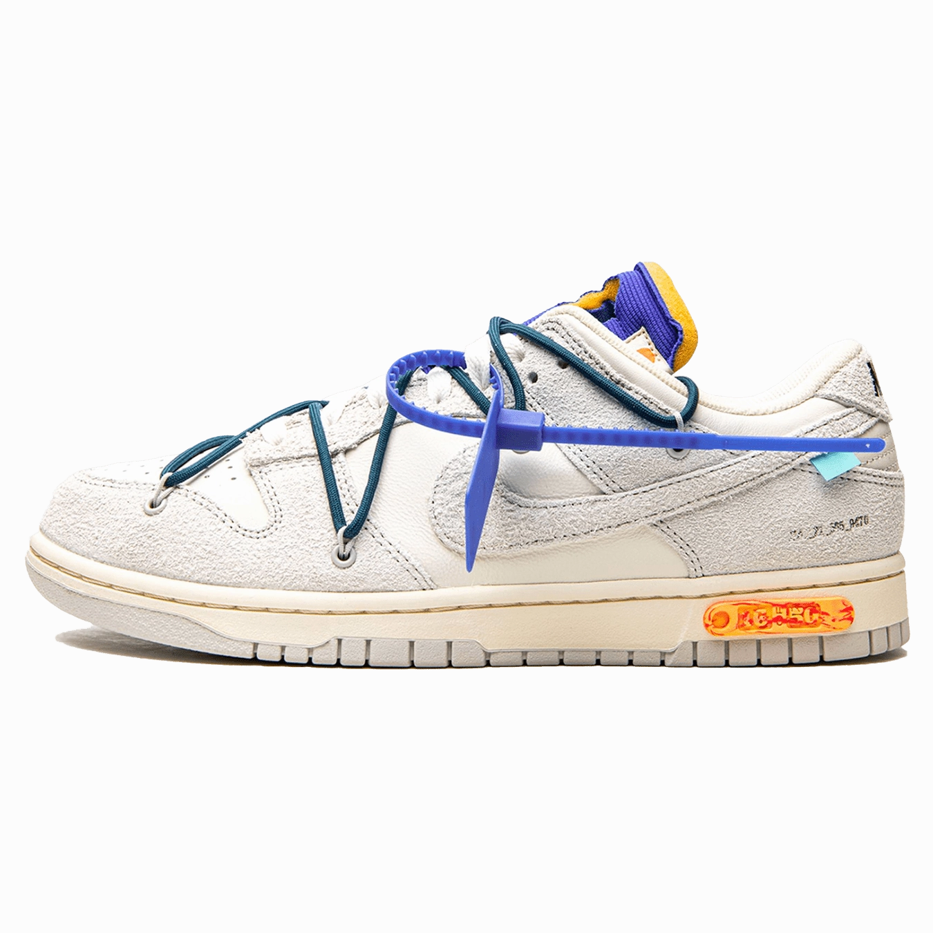 Off-White x Nike Dunk Low 'Lot 16 of 50' off white branded stylish streetwear sneakers
