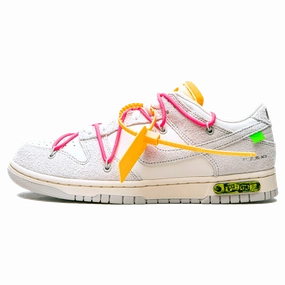 Off-White x Nike Dunk Low 'Lot 17 of 50' off white branded stylish streetwear sneakers