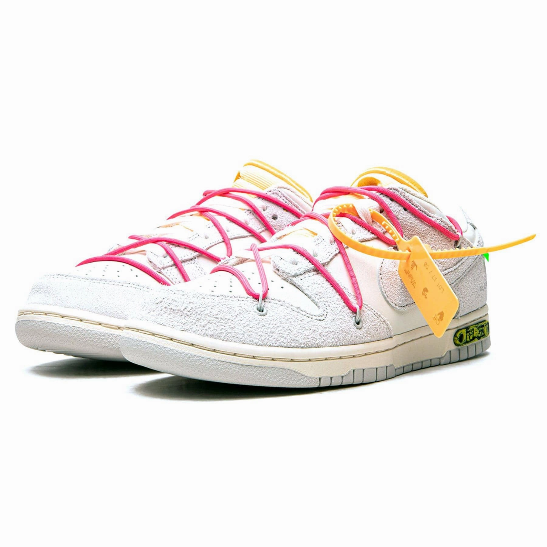 Off-White x Nike Dunk Low 'Lot 17 of 50' Off White Sneakers