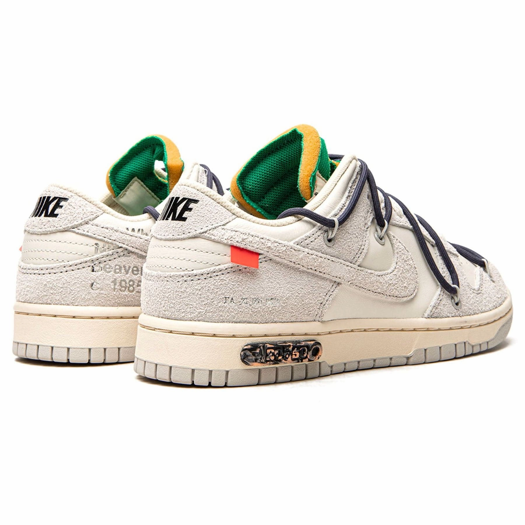 Off-White x Nike Dunk Low 'Lot 20 of 50' Off White Sneakers