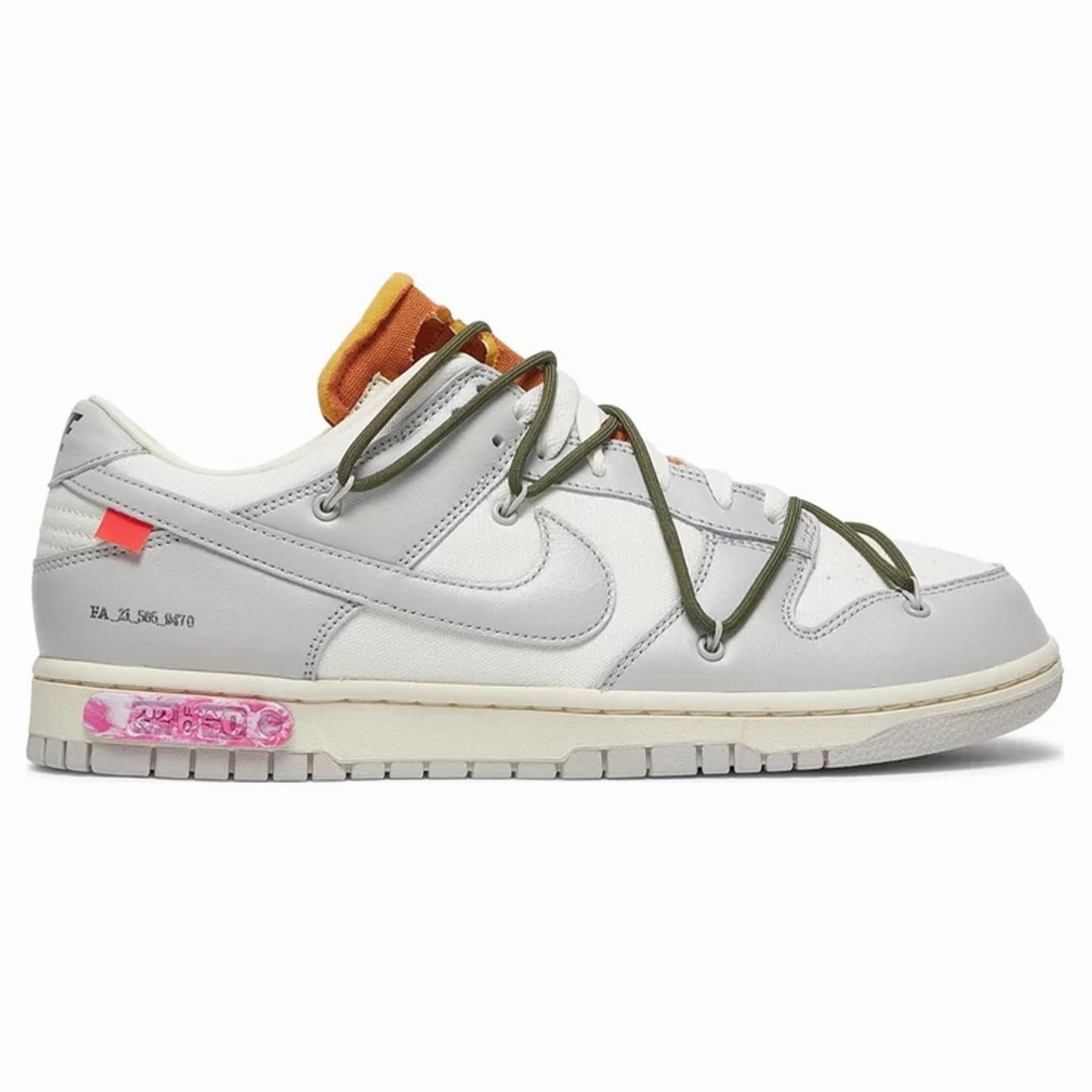 Off-White x Nike Dunk Low 'Lot 22 of 50' Off White Sneakers