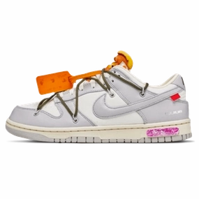 Off-White x Nike Dunk Low 'Lot 22 of 50' off white branded stylish streetwear sneakers