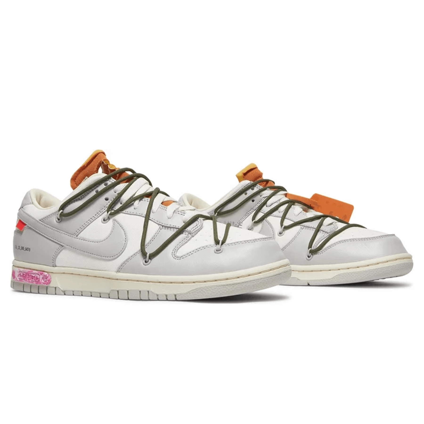 Off-White x Nike Dunk Low 'Lot 22 of 50' Off White Sneakers