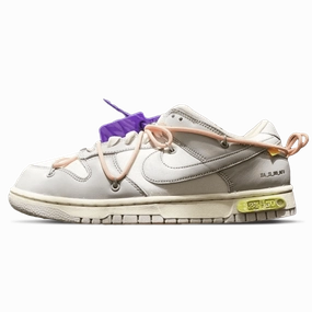 Off-White x Nike Dunk Low 'Lot 24 of 50' off white branded stylish streetwear sneakers
