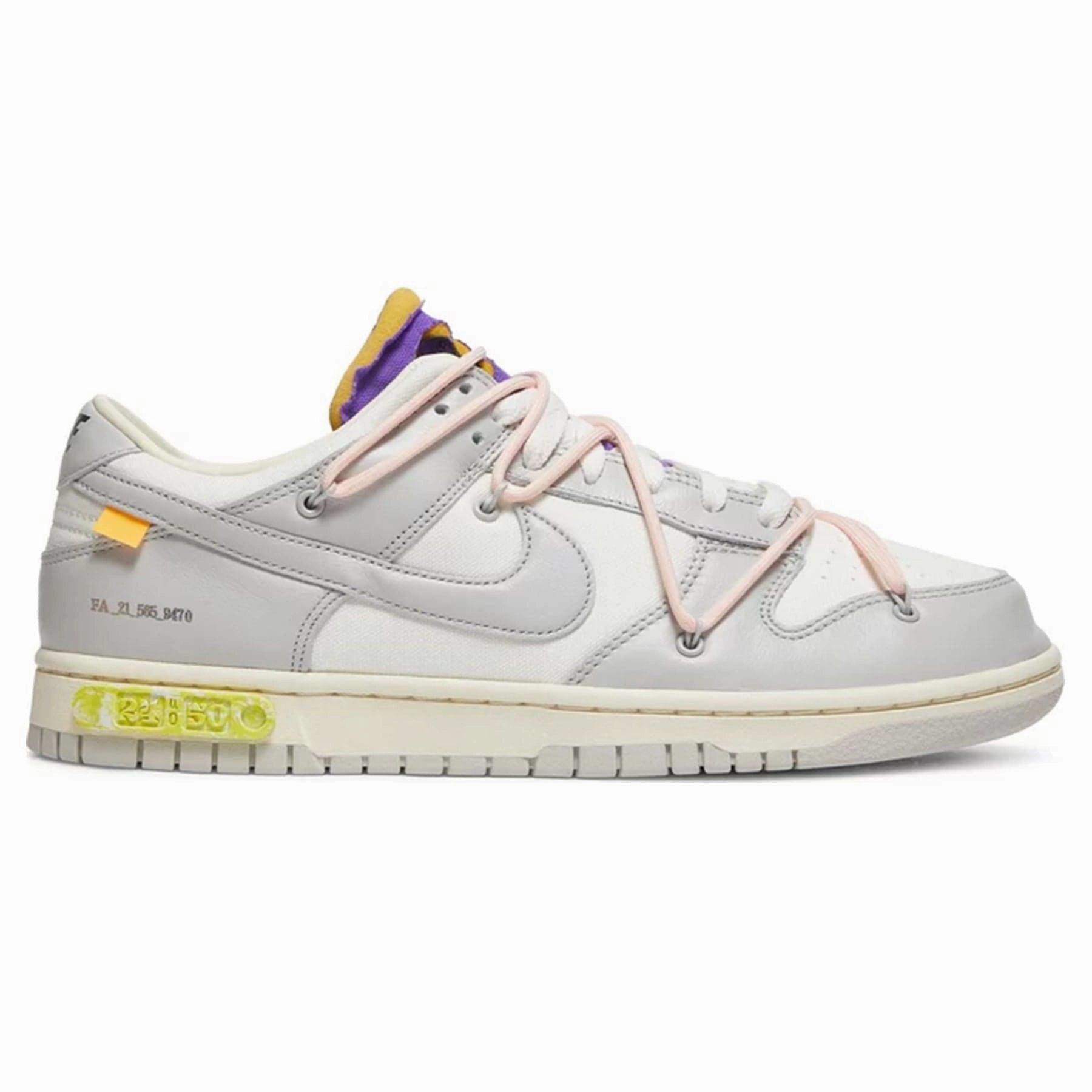 Off-White x Nike Dunk Low 'Lot 24 of 50' Off White Sneakers