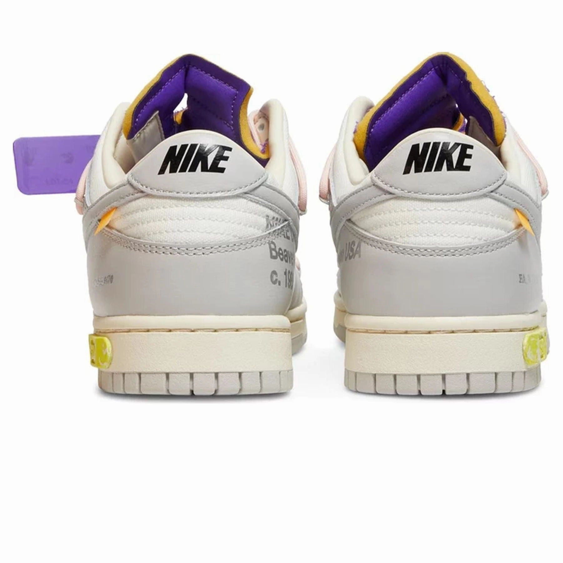 Off-White x Nike Dunk Low 'Lot 24 of 50' Off White Sneakers