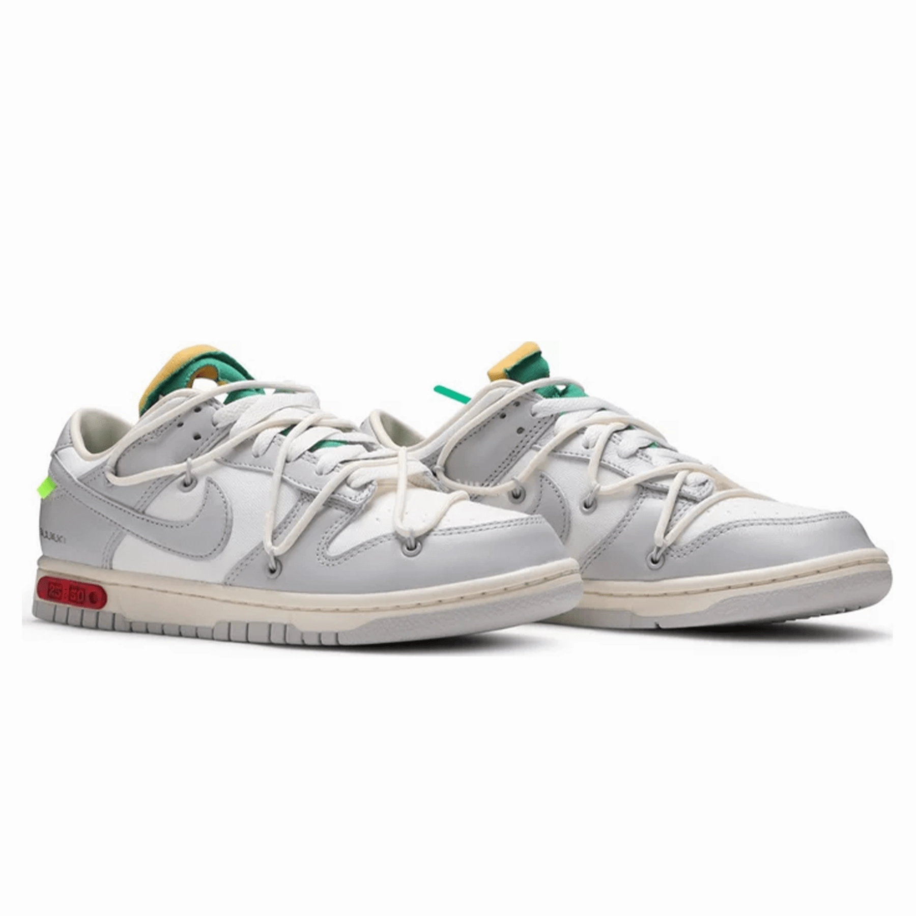 Off-White x Nike Dunk Low 'Lot 25 of 50' Off White Sneakers